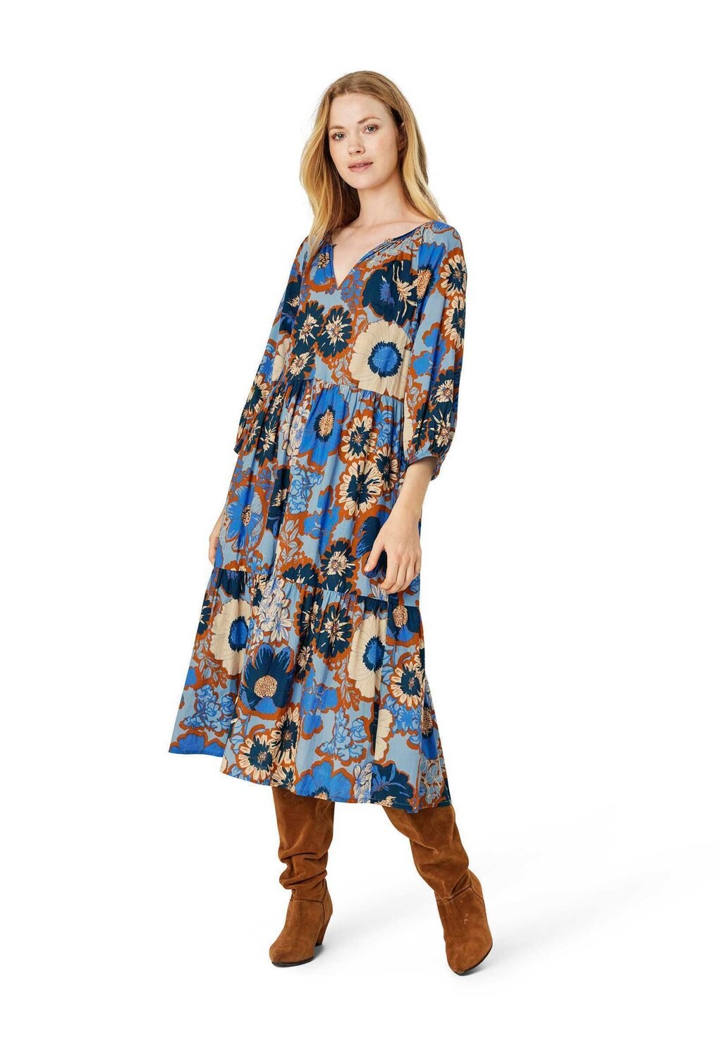 

Платье повседневное CAROLINA Noa Noa, цвет print blue brown