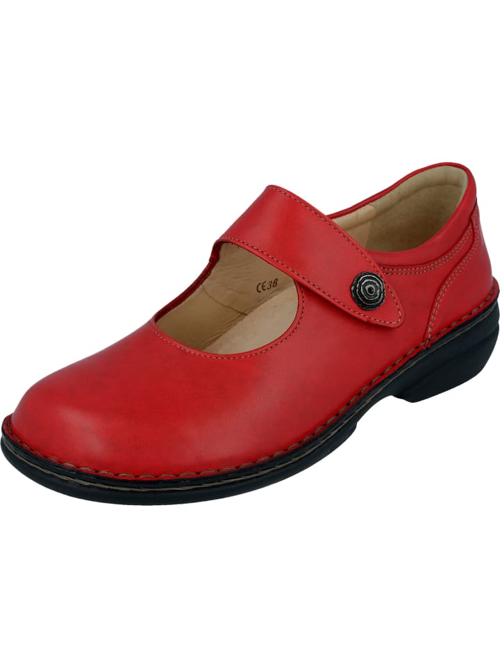 Элегантные туфли на шнуровке Finn Comfort, красный