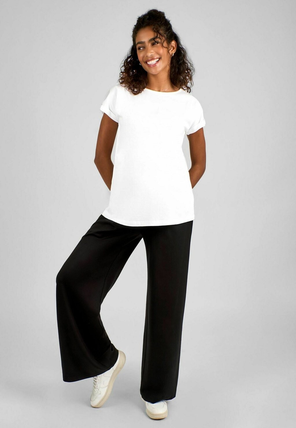 

Брюки MATERNITY WIDE LEG JoJo Maman Bébé, черный