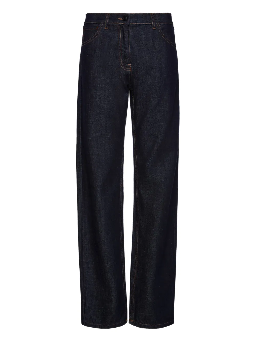 

Джинсы с нашивкой-логотипом Magda Butrym, синий