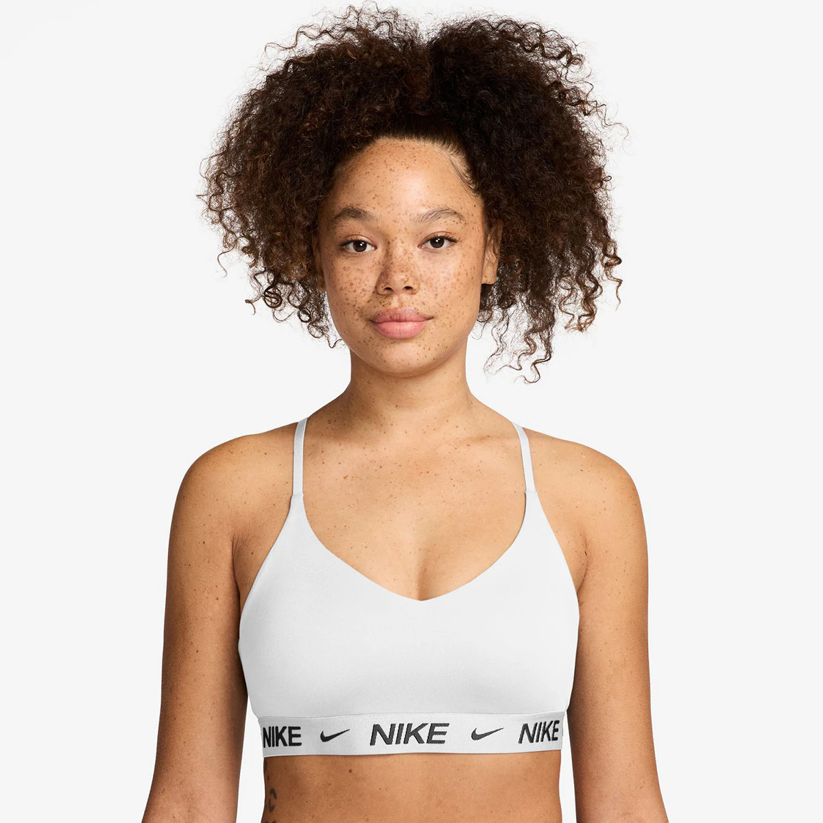 

Женский топ Nike Indy Light Support, черный/белый