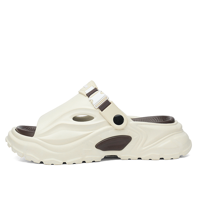 

NANJIREN Пляжные сандалии мужские бежево-коричневые, цвет Beige Brown