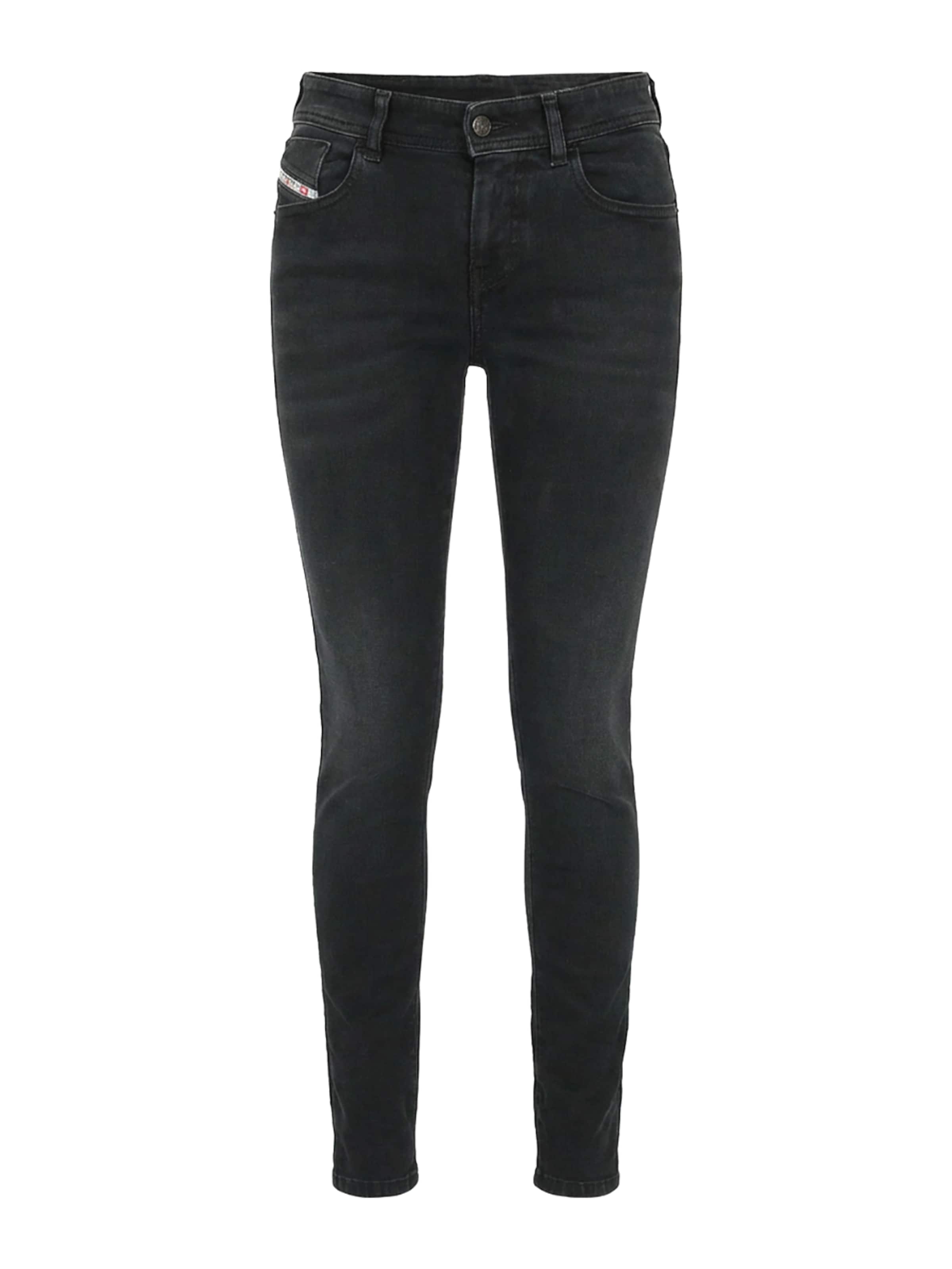 

DIESEL Скинни джинсы '2017 D-SLANDY' в черном дениме