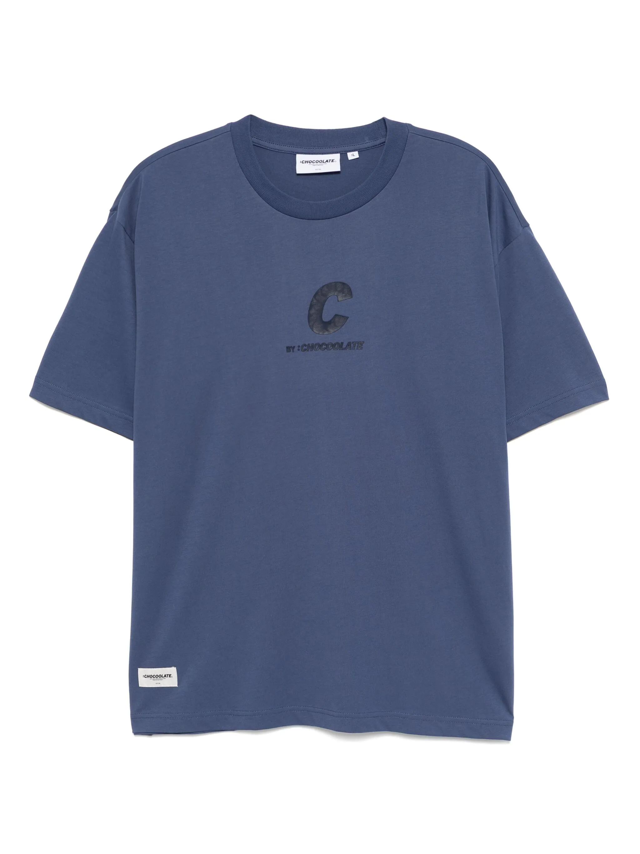 

Футболка с логотипом Chocoolate, синий