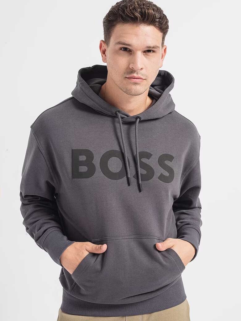 

Толстовка Hugo Boss WebasicHood, серый