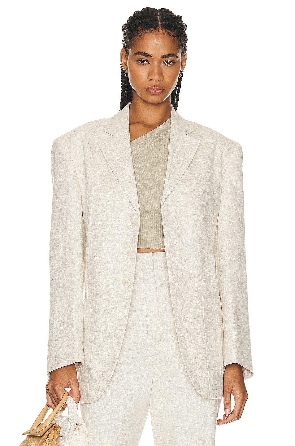 

Мужской пиджак JACQUEMUS, светло-бежевый