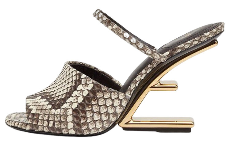 

Шлепанцы женские Fendi, коричневый