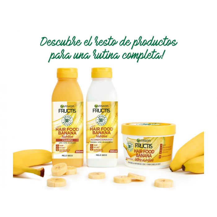 

Шампунь Fructis Hair Food Banana Ultra Nutritiva Champú Garnier, 350 ml