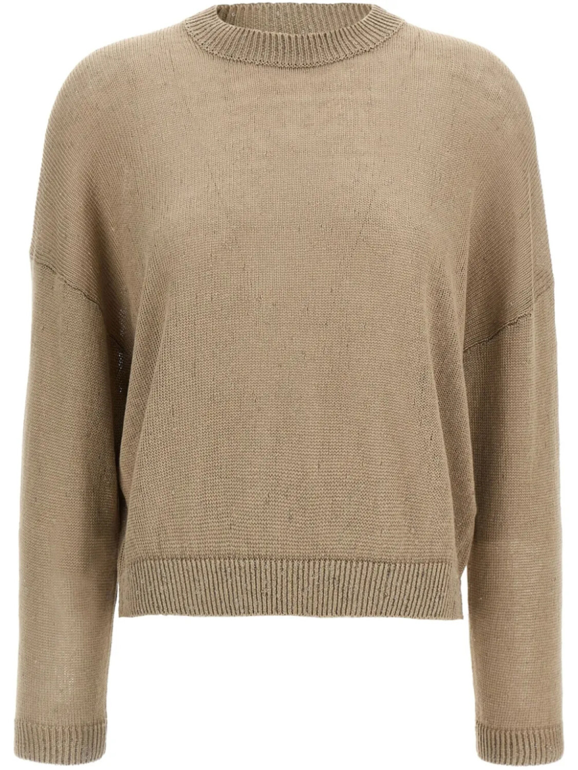 

Brunello Cucinelli Ослепительный свитер, нейтральный