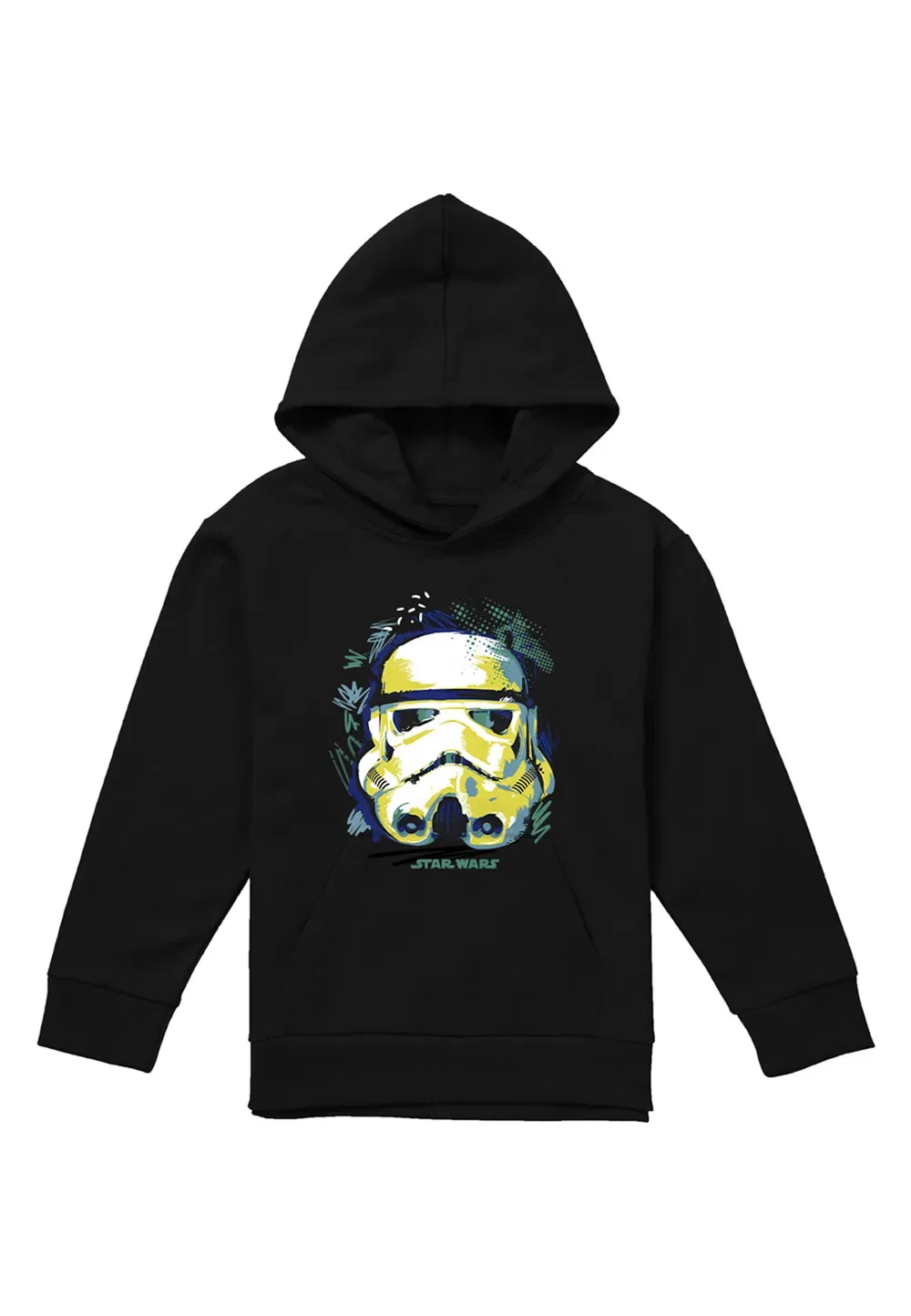 Детская худи Star Wars Sketch Trooper Disney, черный