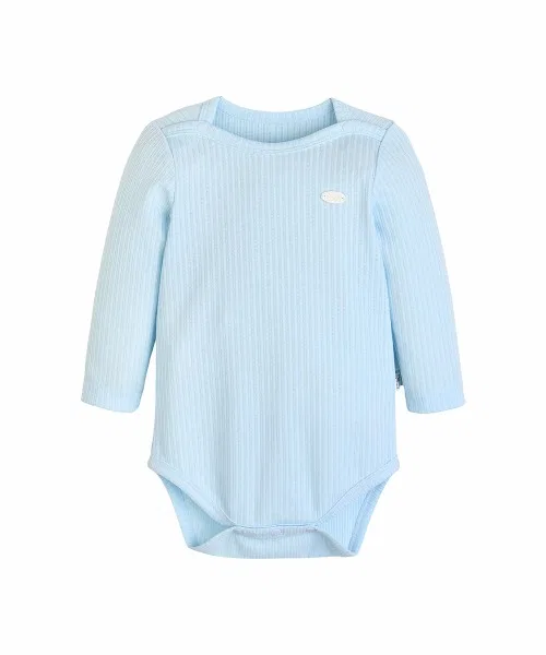 Боди с длинным рукавом Pizon Eyelet moimoln синий