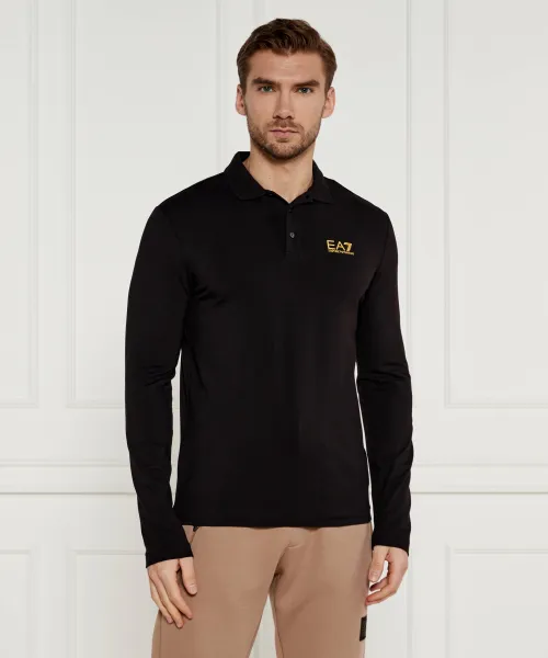 

Футболка поло Regular fit Ea7, черный