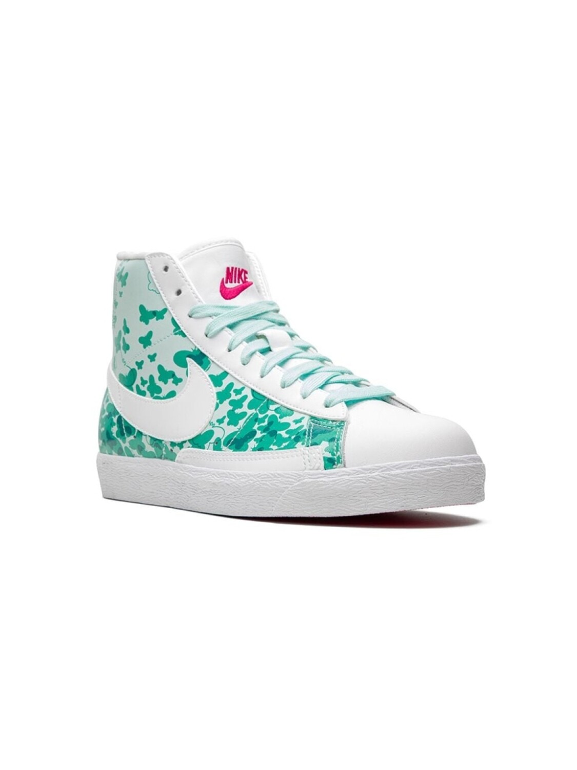

Nike Kids кеды с узором, белый