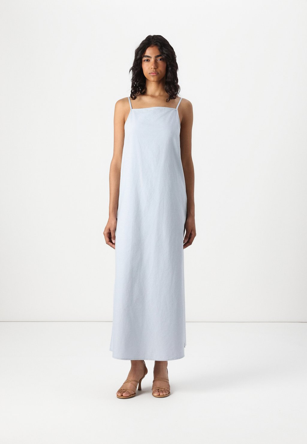 

Платье макси PCTARA STRAP MIDI DRESS Pieces, светло-голубой