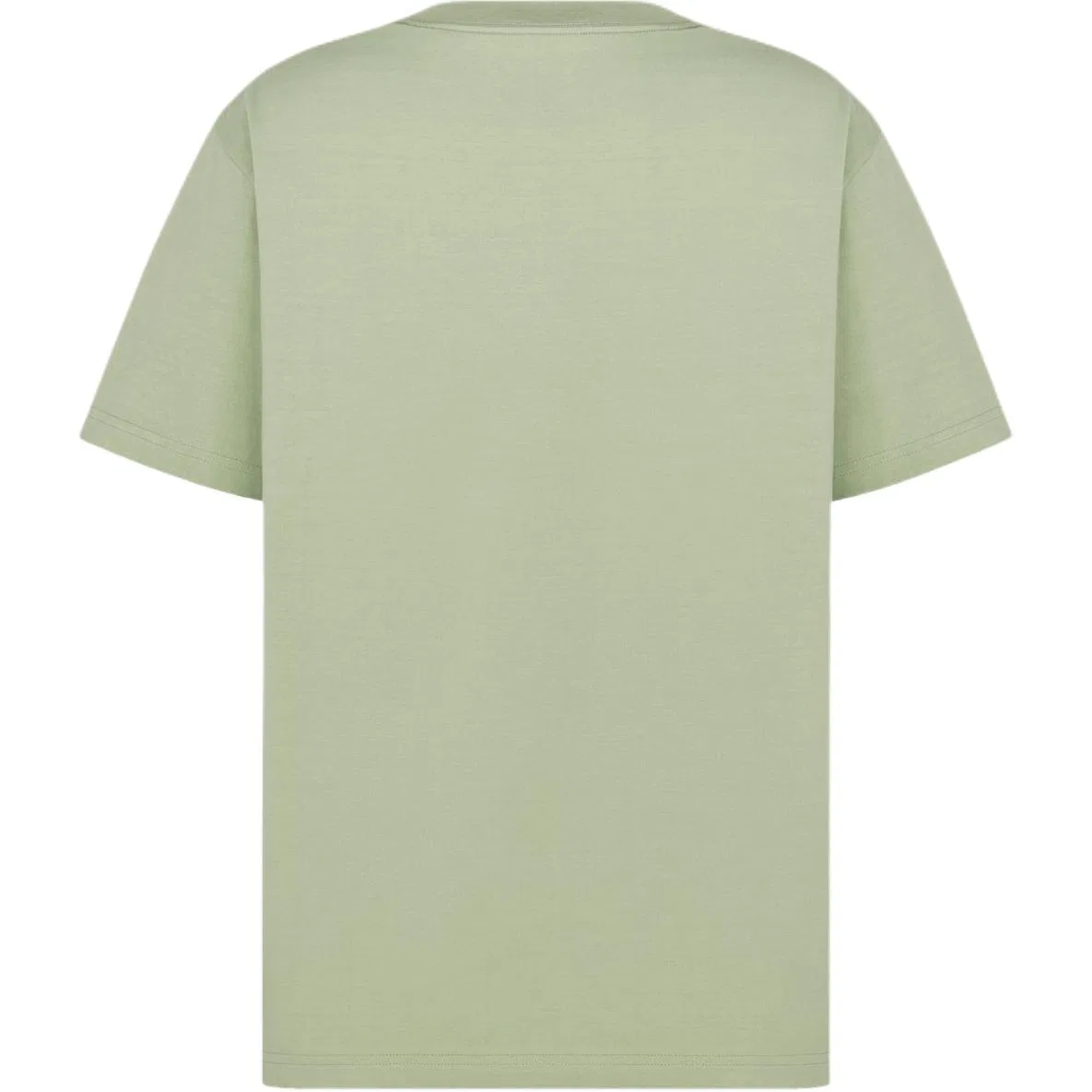 Футболка DIOR Men's Green Crew Neck Moderate Straight Fit — фото 3