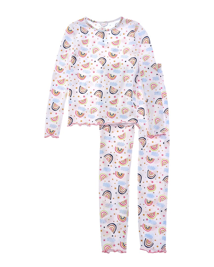 

Пижамный комплект Rene Rofe Mix It Up Snug Fit из двух предметов René Rofé, белый