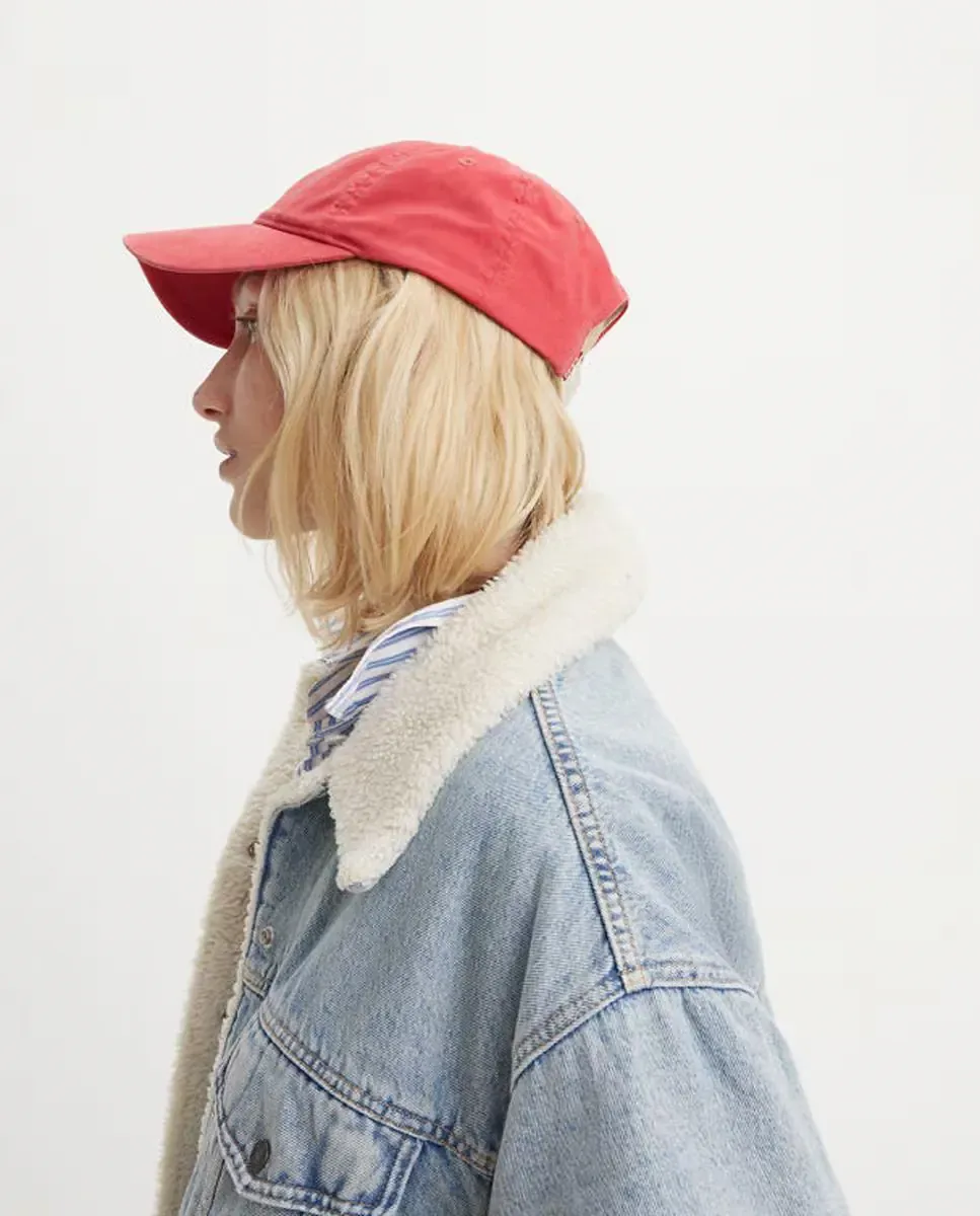 Женская ковбойская куртка с внутренней отделкой из овчины Levi's, светло-голубой — фото 3