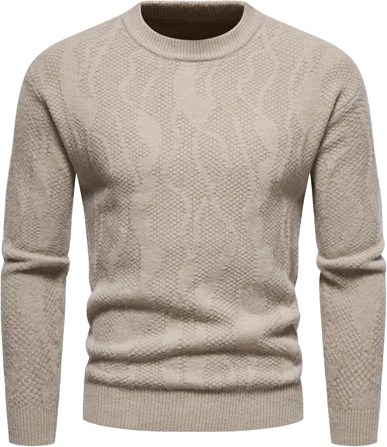 

Мужской свитер Maiyifu-GJ с мягкой вязкой, легкий, приталенный