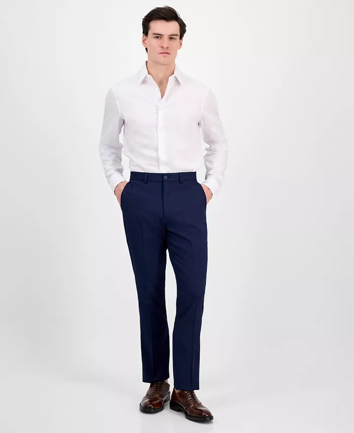 

Мужские классические брюки Modern-Fit однотонные DKNY, синий