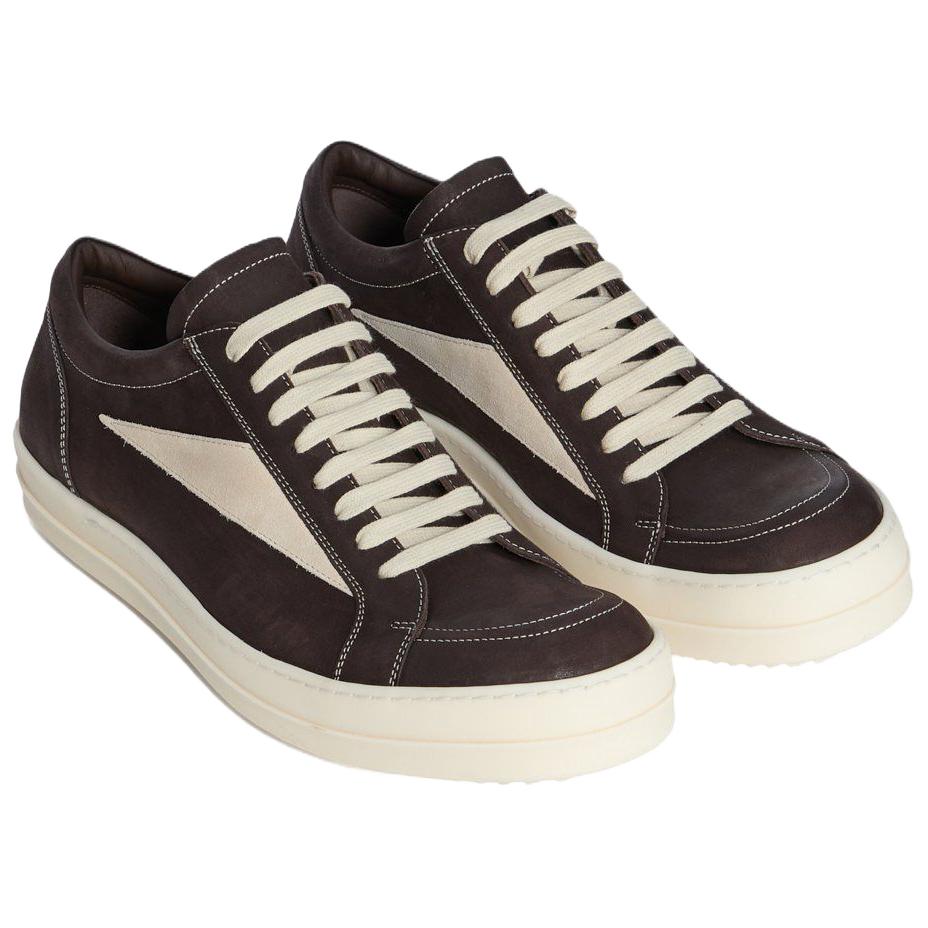 RICK OWENS /RO Concordians Low top Skateboard Shoes Men's Brown — фото 4