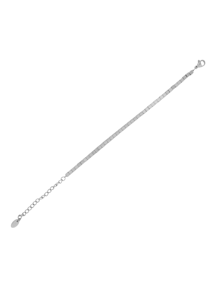 

Adeliás Женский браслет - браслет из нержавеющей стали с шариками, 15+5 см, серебристый