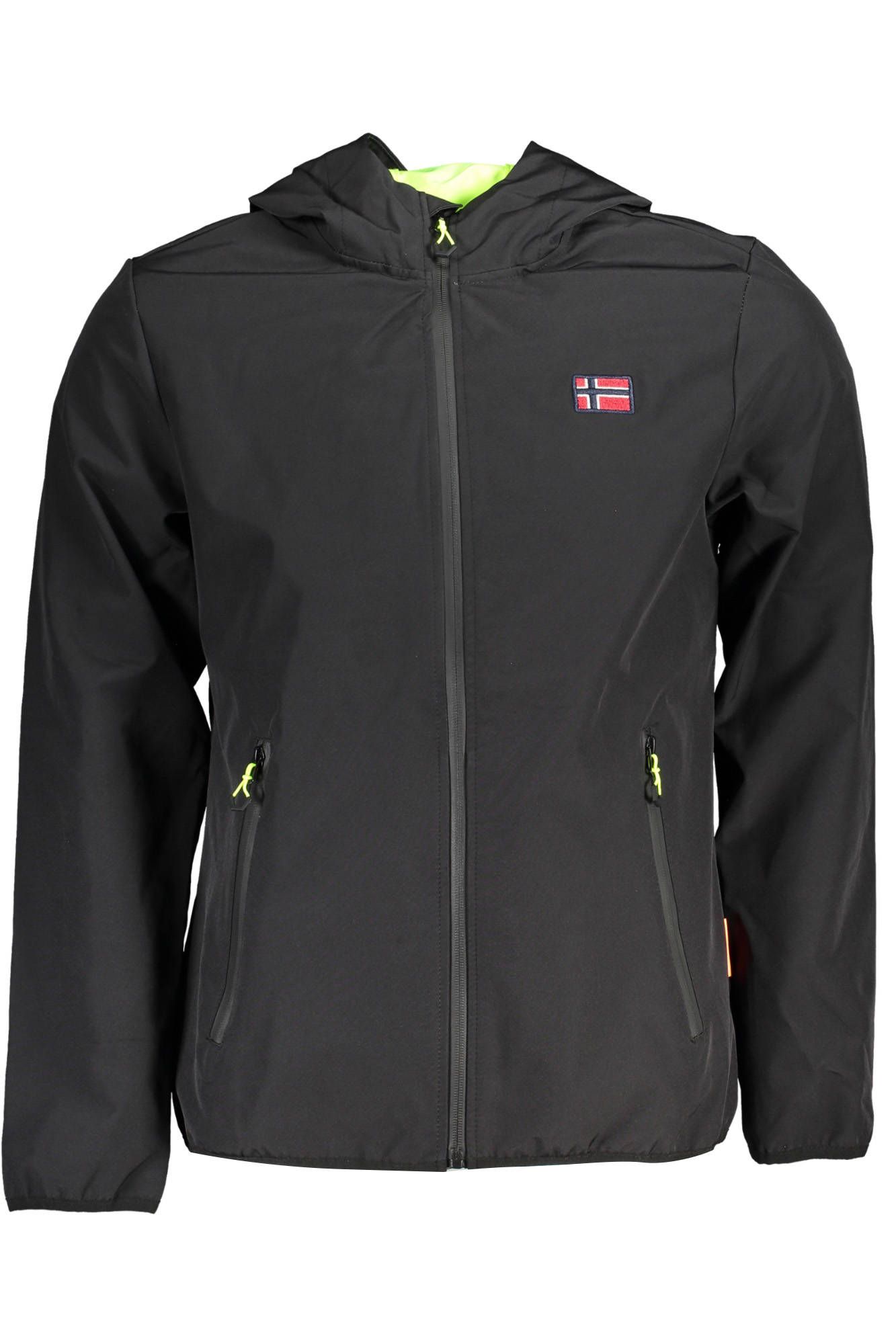 

Черная мужская куртка из полиэстера Geographical Norway
