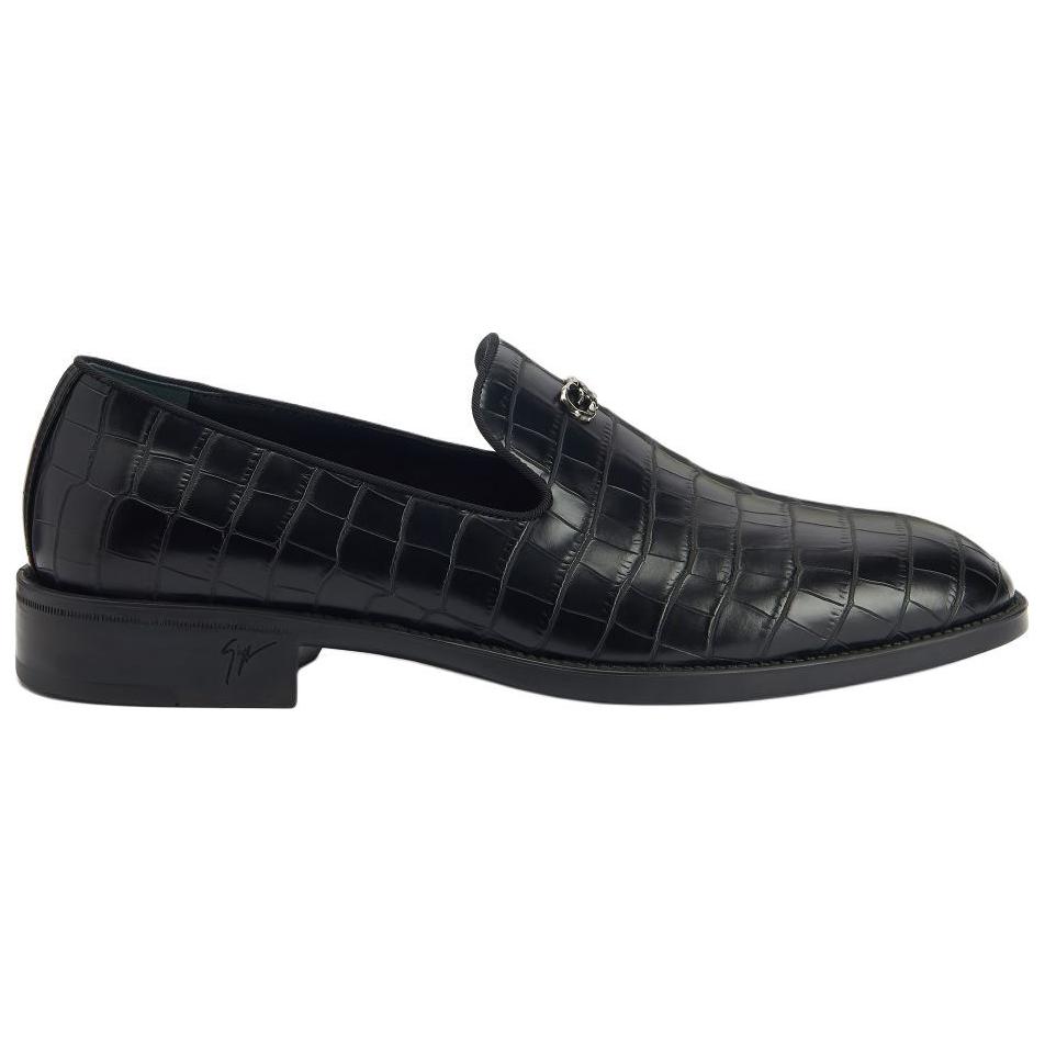 Джентльменские лоферы Giuseppe Zanotti GZ Imrham черные — фото 2