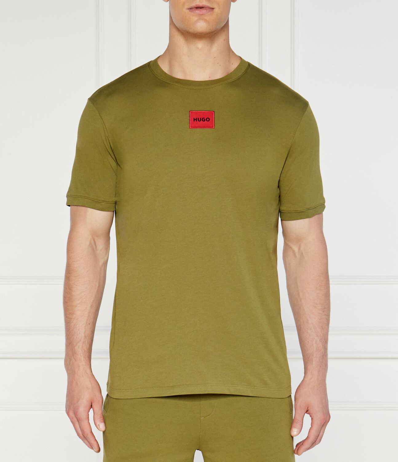 

Футболка HUGO Regular Fit, цвет cachi