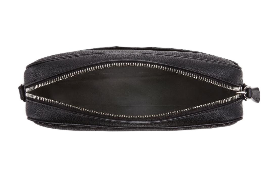 FENDI Кожаная мужская сумка через плечо для фотоаппарата черная — фото 4
