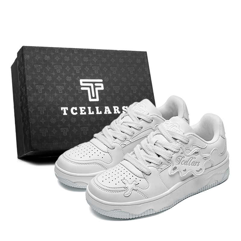 

Кроссовки TCELLARS Stylish Skateboarding Shoes Unisex Low-top White, белый