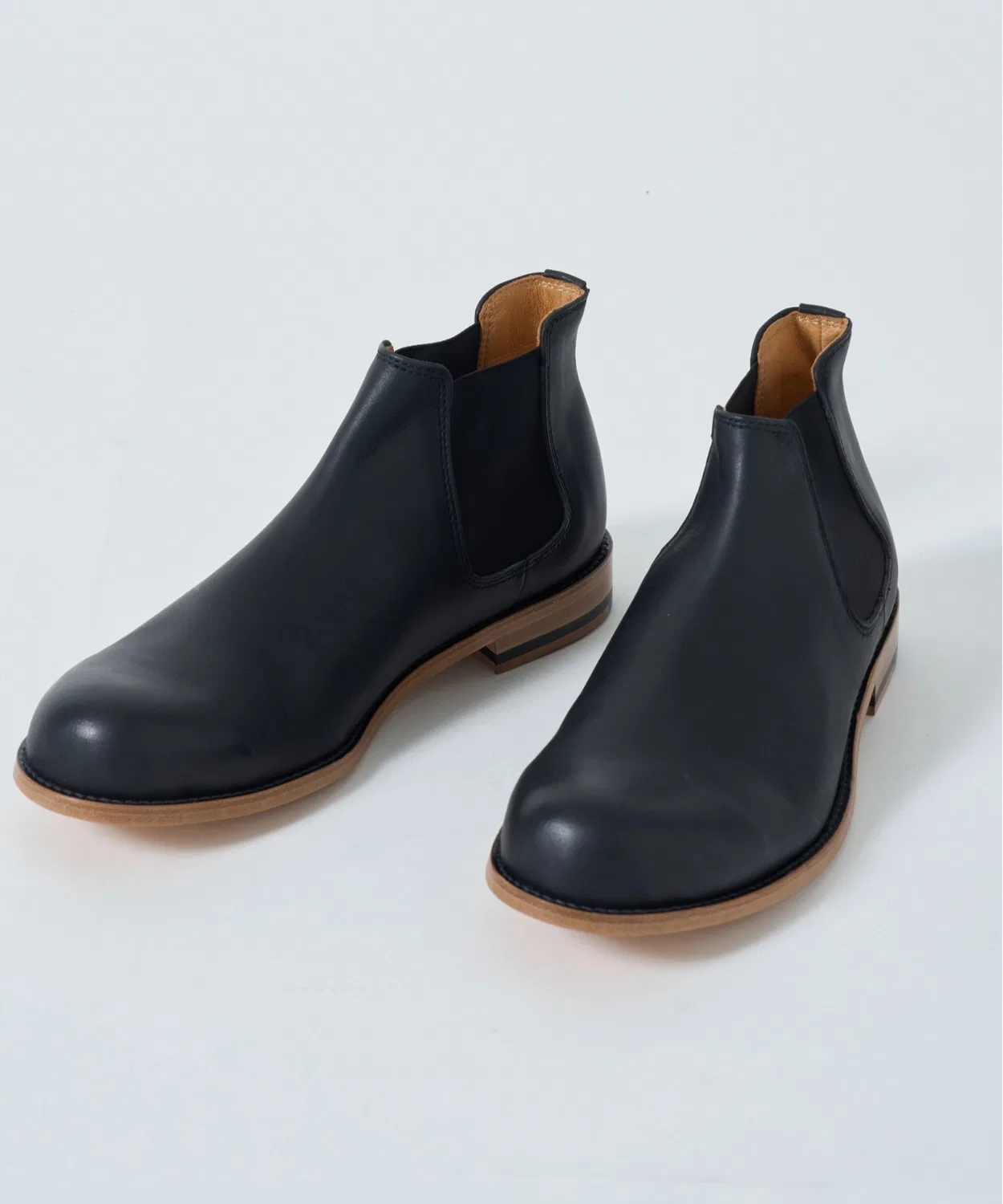 Сапоги челси PADRONE SIDE GORE BOOTS из кожи, 40-43 размера, черные — фото 3