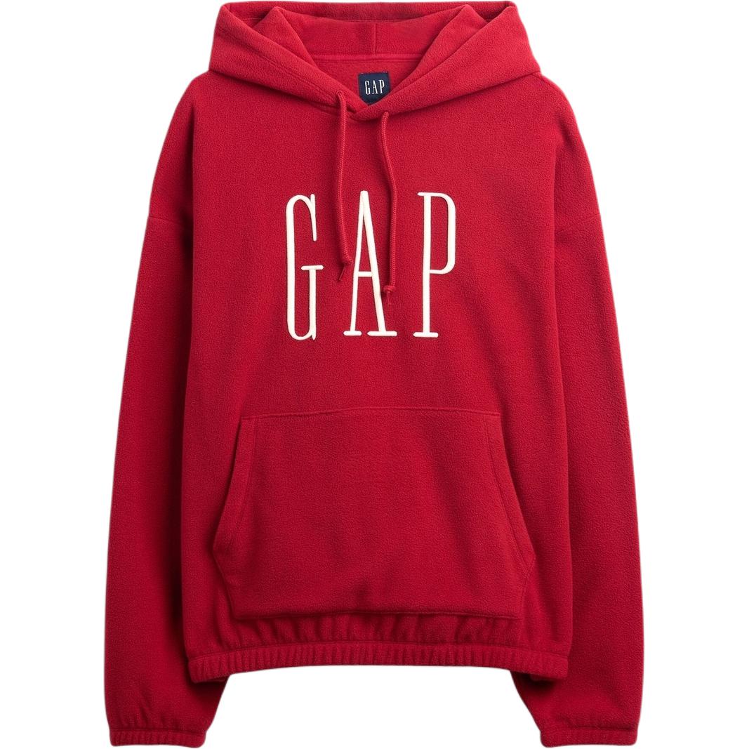

Толстовка унисекс с капюшоном, средней толщины GAP, красный