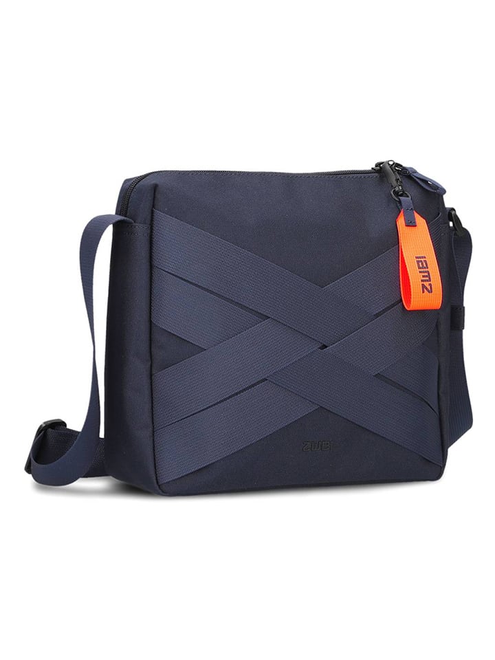 

Сумка через плечо темно-синего цвета - (Ш)28 x (В)23 x (Г)11 см Zwei