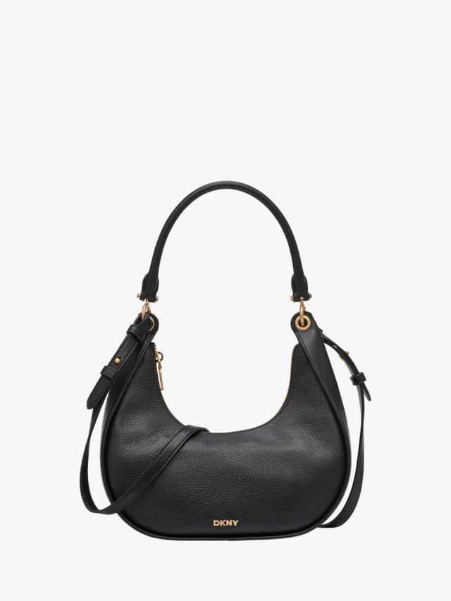 

Сумка кросс-боди Abby Hobo из кожи DKNY, Black