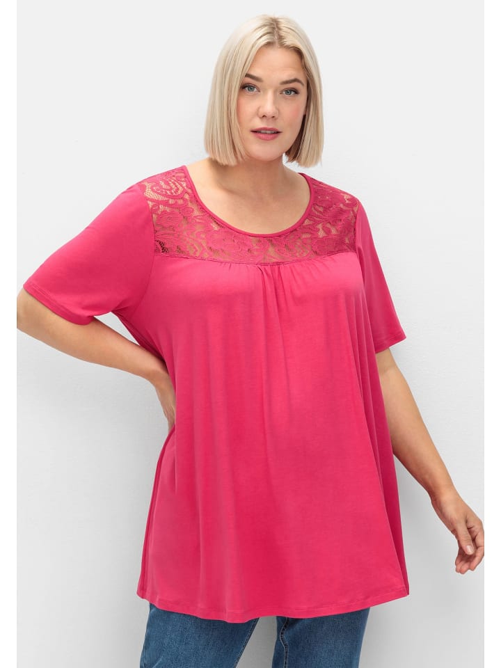 

Футболка sheego, цвет sorbet pink