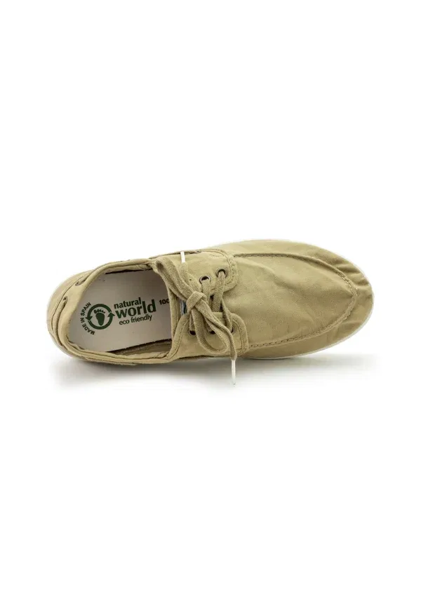 Ботинки на шнуровке Natural World boat shoes, верблюжий — фото 3