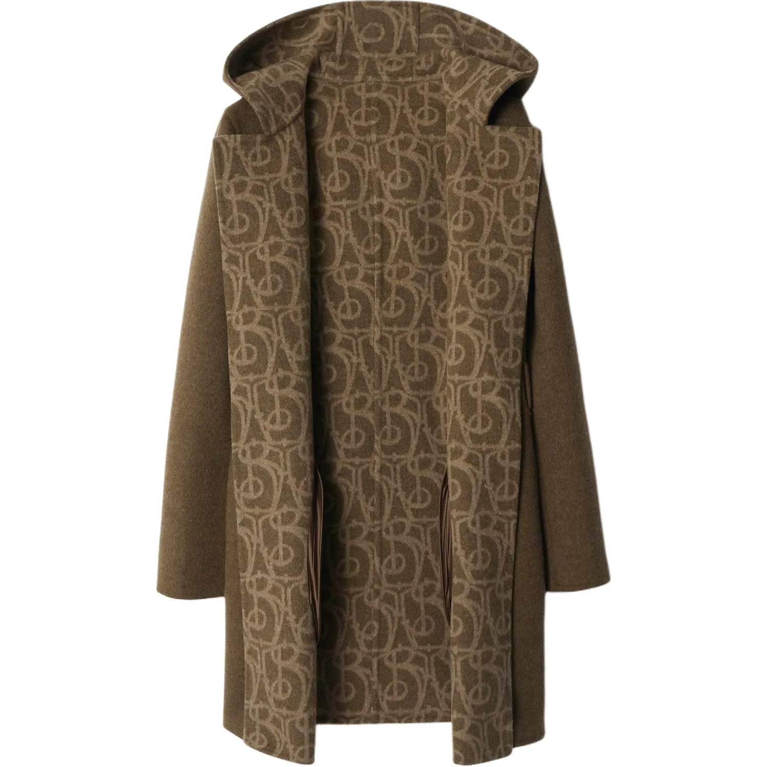 Куртка Burberry, женская, темно-коричневый, стиль главной улицы — фото 4