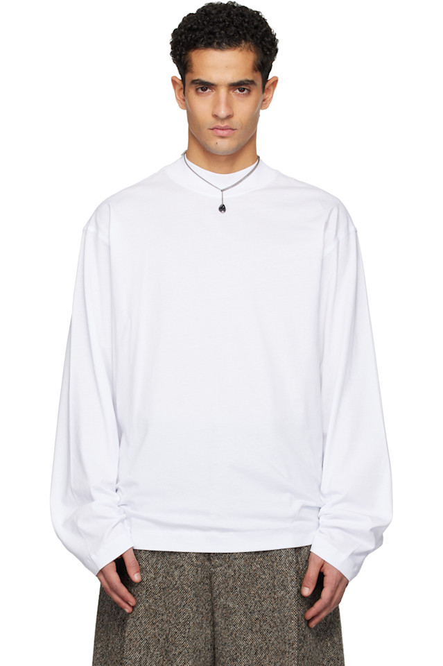 

Футболка с длинным рукавом Dries Van Noten, белый