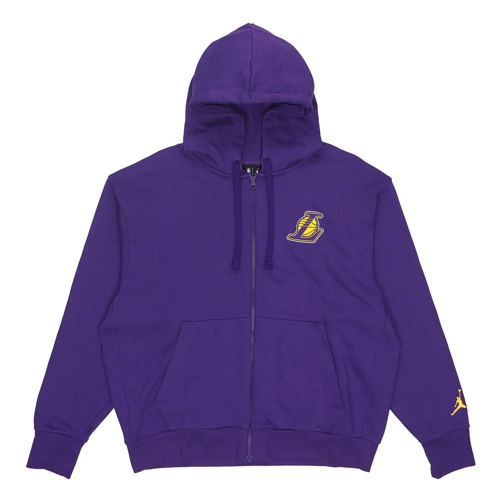 

Худи Men's Jordan NBA Los Angeles Lakers Long Sleeves Hooded Zipper Cardigan Fleece Jacket Purple DB1880-504