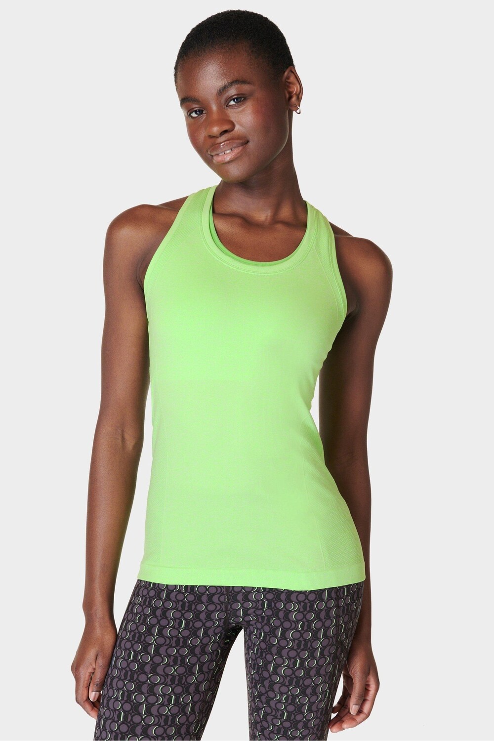 

Бесшовная майка для тренировок спортсмена Sweaty Betty, зеленый
