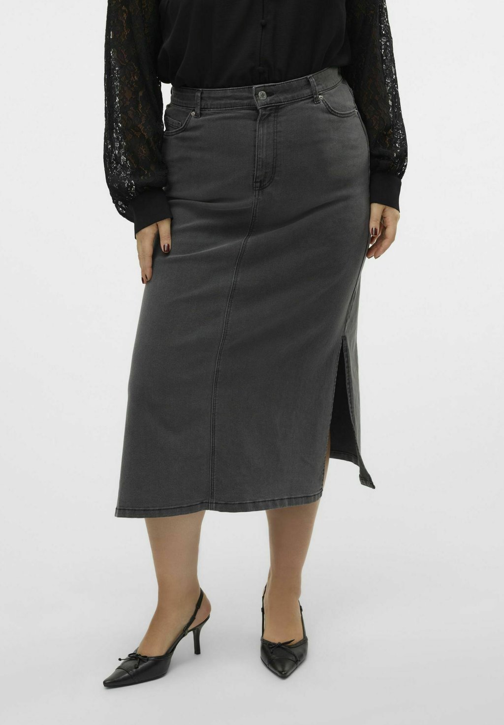 

Джинсовая юбка VMCSERENA HOHE TAILLE LANGER Vero Moda Curve, деним