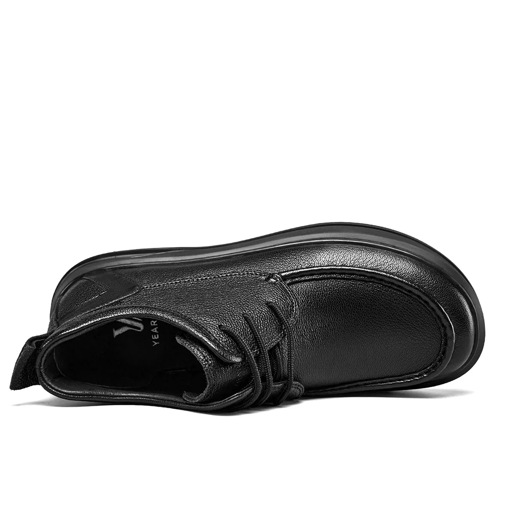 Casual туфли из овчины YEARCON Black — фото 4