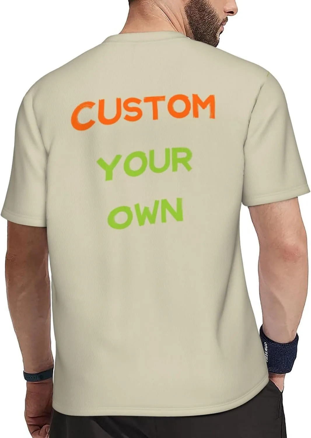 Футболка Custom с принтом на 4 сторонах для мужчин — фото 3