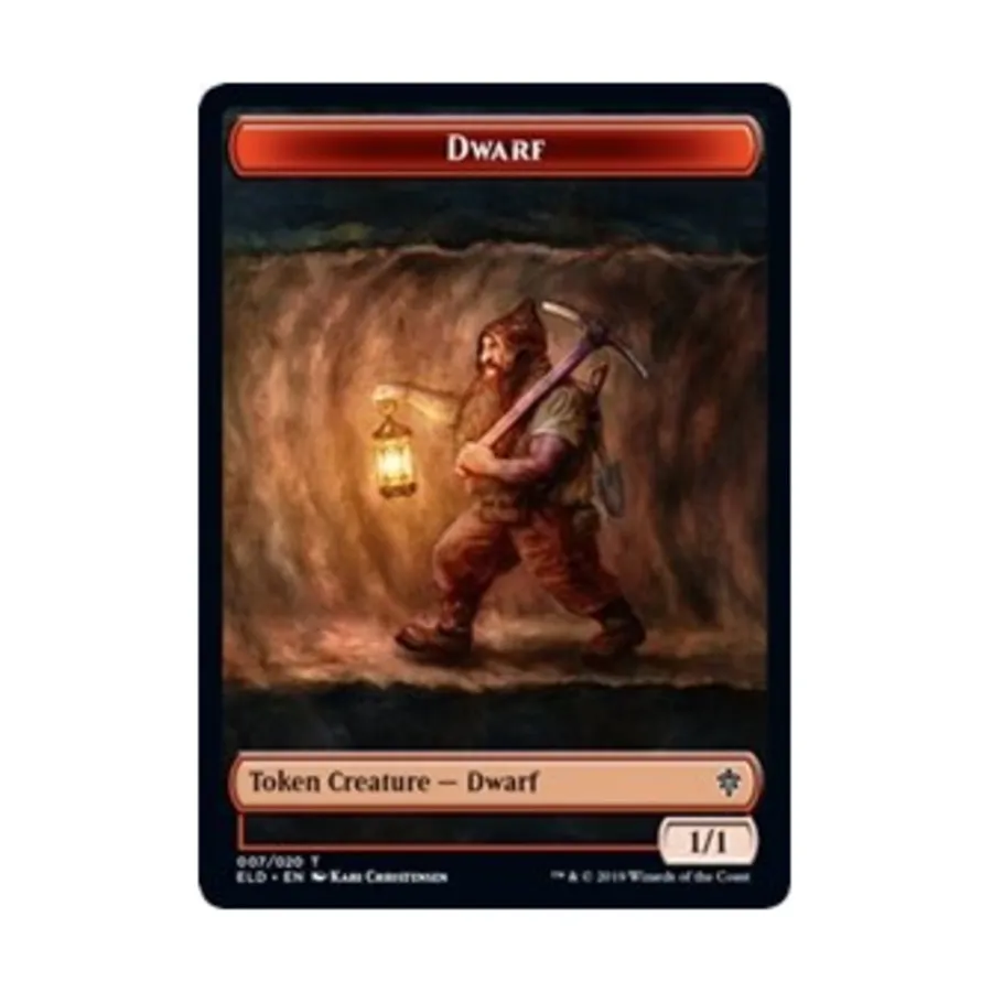 

CCG Жетон гнома (T), MTG - Throne of Eldraine