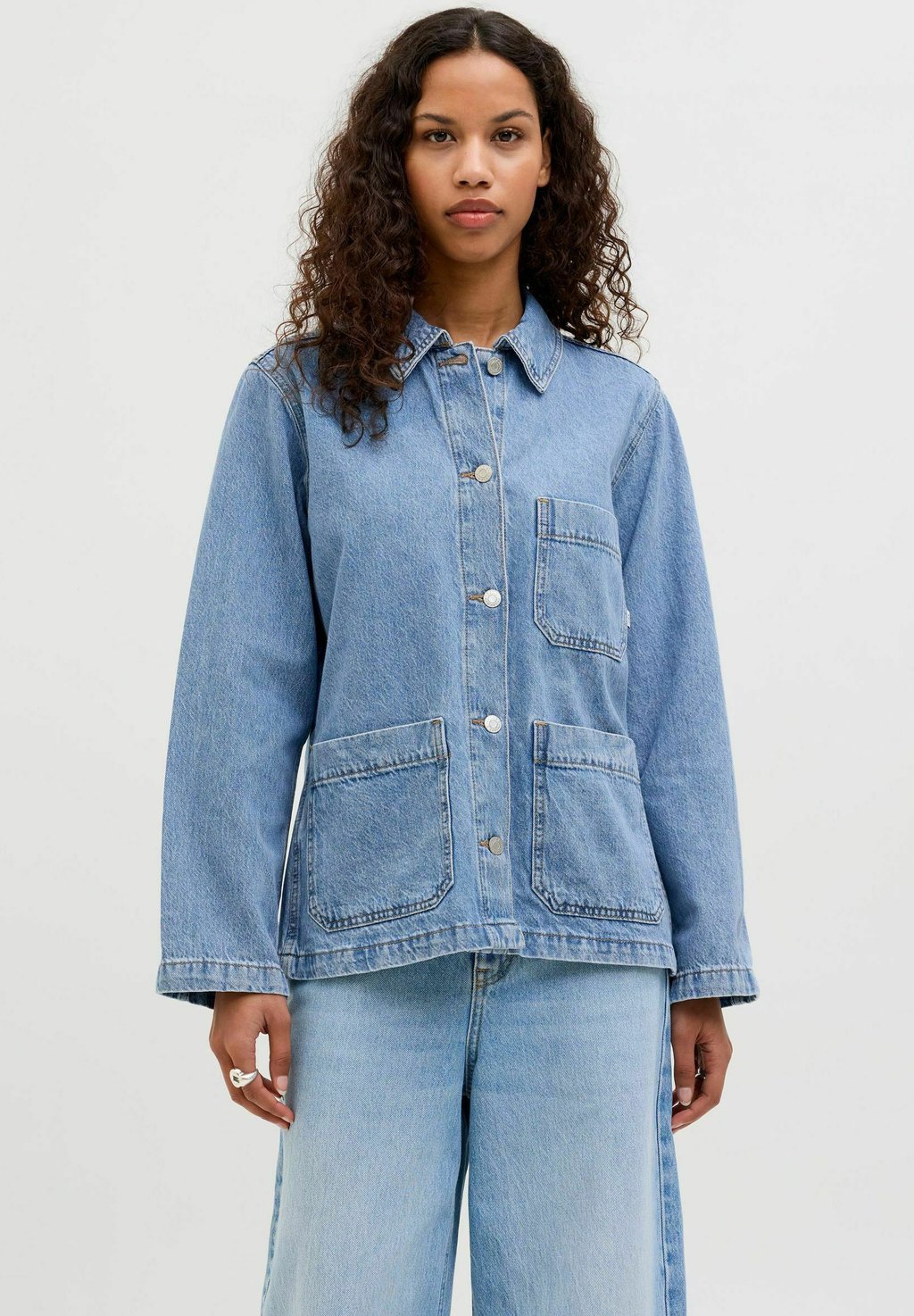 

Блуза JXELA JJXX, цвет Light Blue Denim