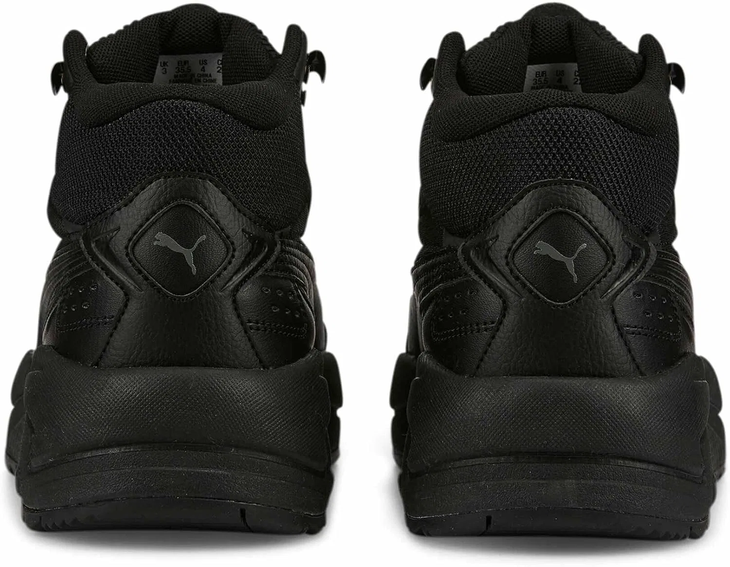 Мужские кроссовки PUMA Undefined X-Ray Speed ​​Mid WTR Youth Trainers, черный, темно-серый — фото 3