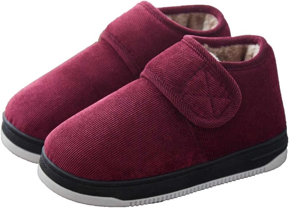 

Домашние тапочки Cliont для женщин и мужчин с мемори-пеной, удобные, теплые и нескользящие, красный