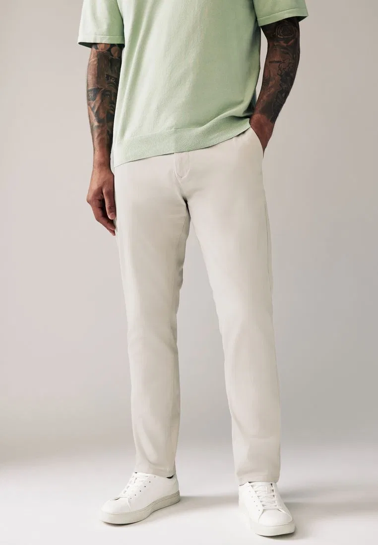 Брюки чинос, зауженные, стрейч, Slim Fit Next