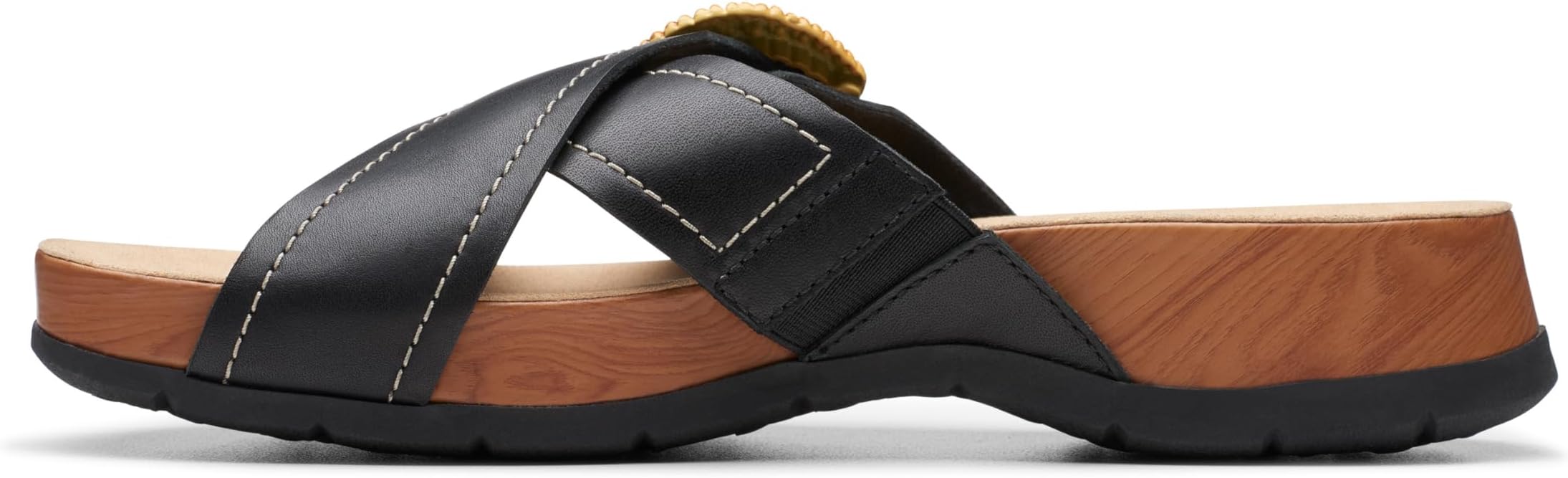 Сандалии Clarks Reileigh Bay, цвет Black Leather — фото 4