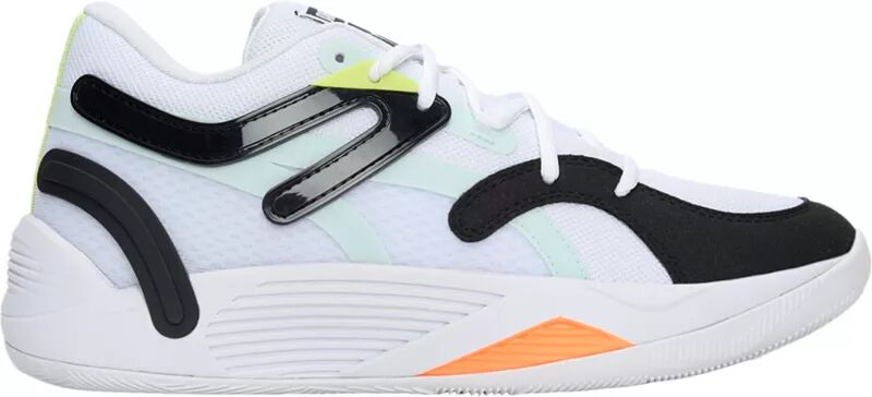 Кроссовки Puma TRC Blaze Court, белый/черный/оранжевый